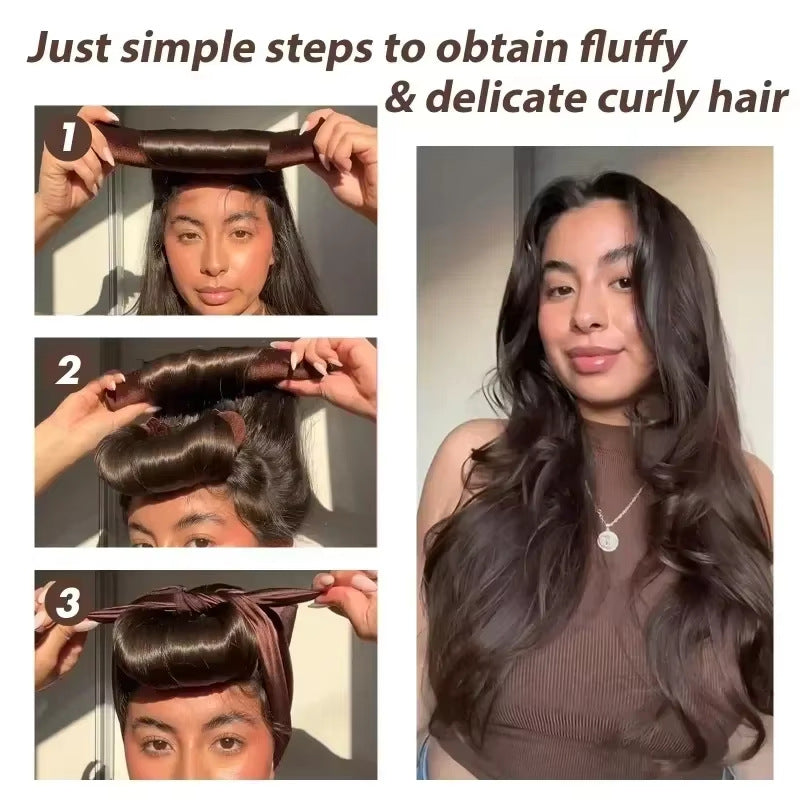 5-Piece Heatless Satin Hair Curling Set