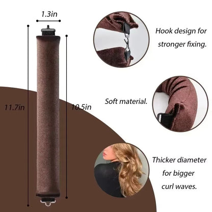 5-Piece Heatless Satin Hair Curling Set